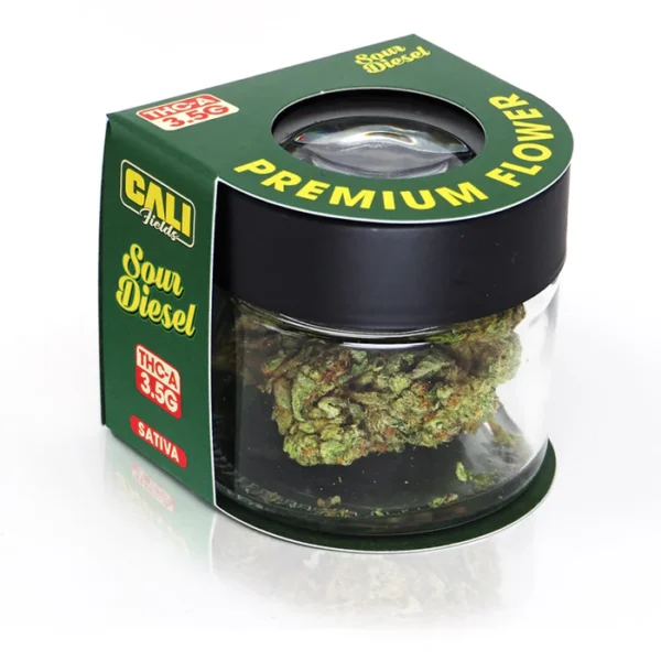 Sour Diesel – THCA FLOWER cali-fields-thca-premium-flower-3.5g $25