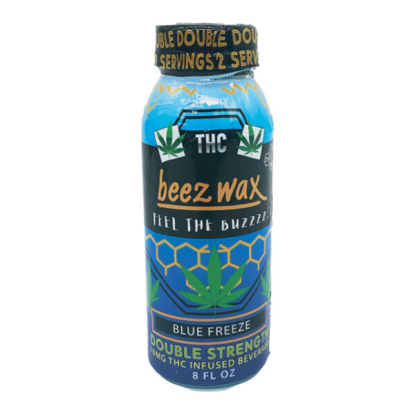 beez wax thc beverage 10mg 1/8oz – blue freeze $9.00