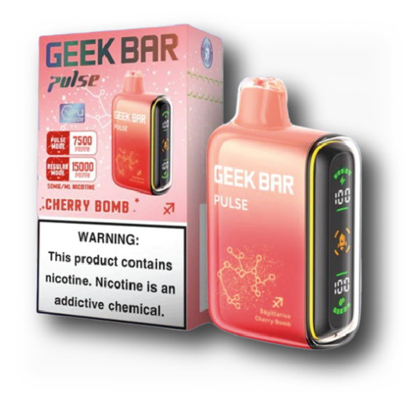 geek bar pulse 7500 recharge disp vape 16ml 1ct – black cherry   – $16.99 or 2 For $30
