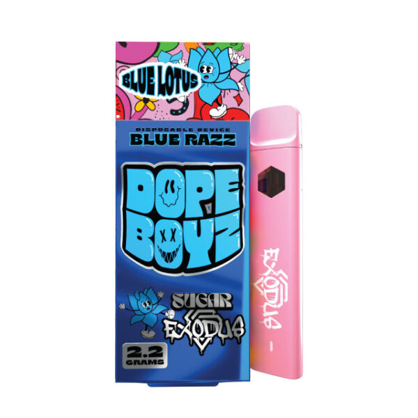 Thca Vapes -exodus dope boyz blue lotus 2.2g disp vape $27